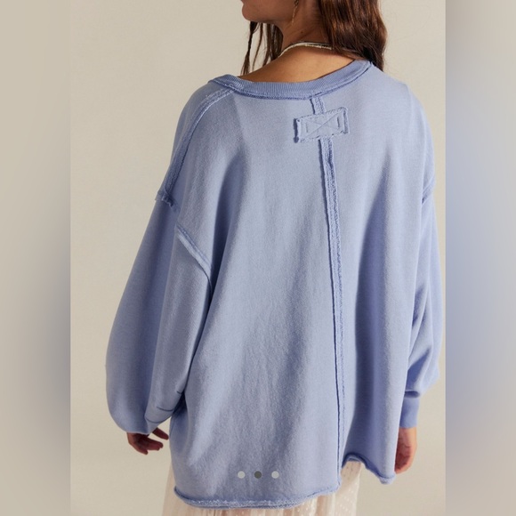 Free People Venice V-neck graphic sweatshirt - Picture 2 of 4